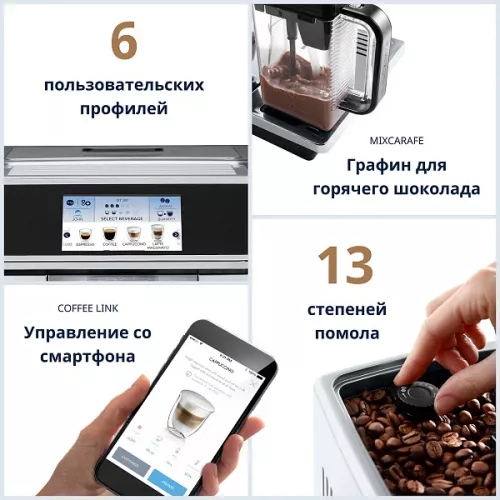 Кофемашина DeLonghi ECAM650.75 MS