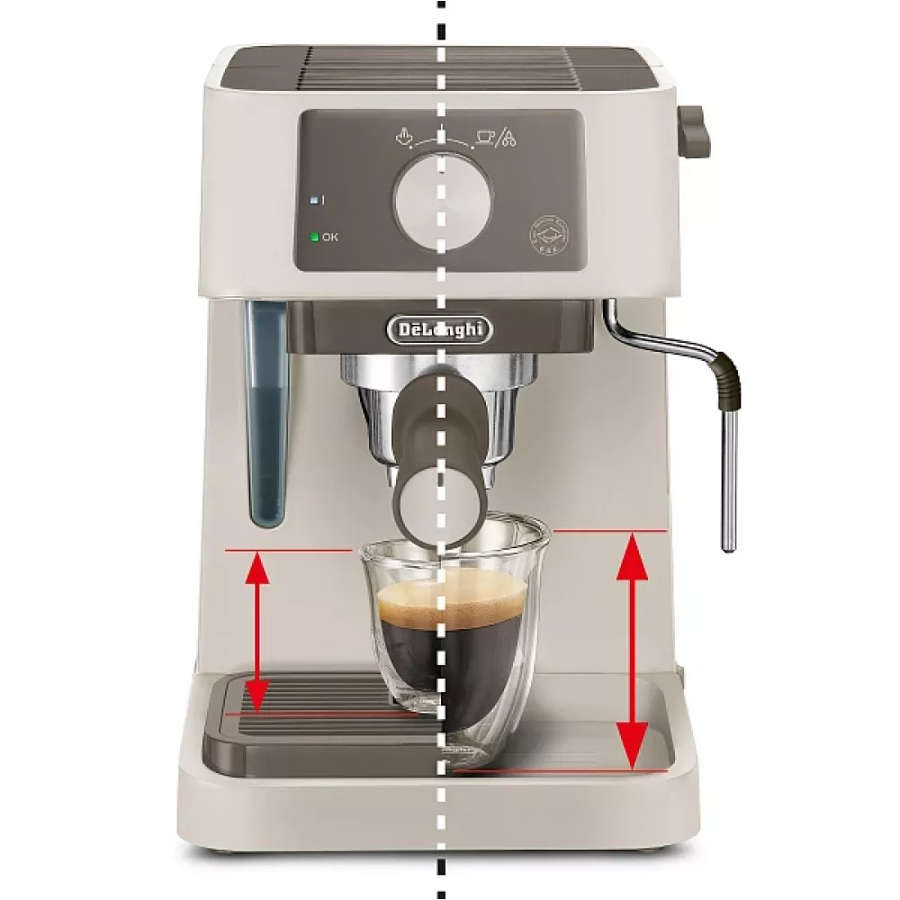 Рожковая кофеварка DeLonghi EC235.CR