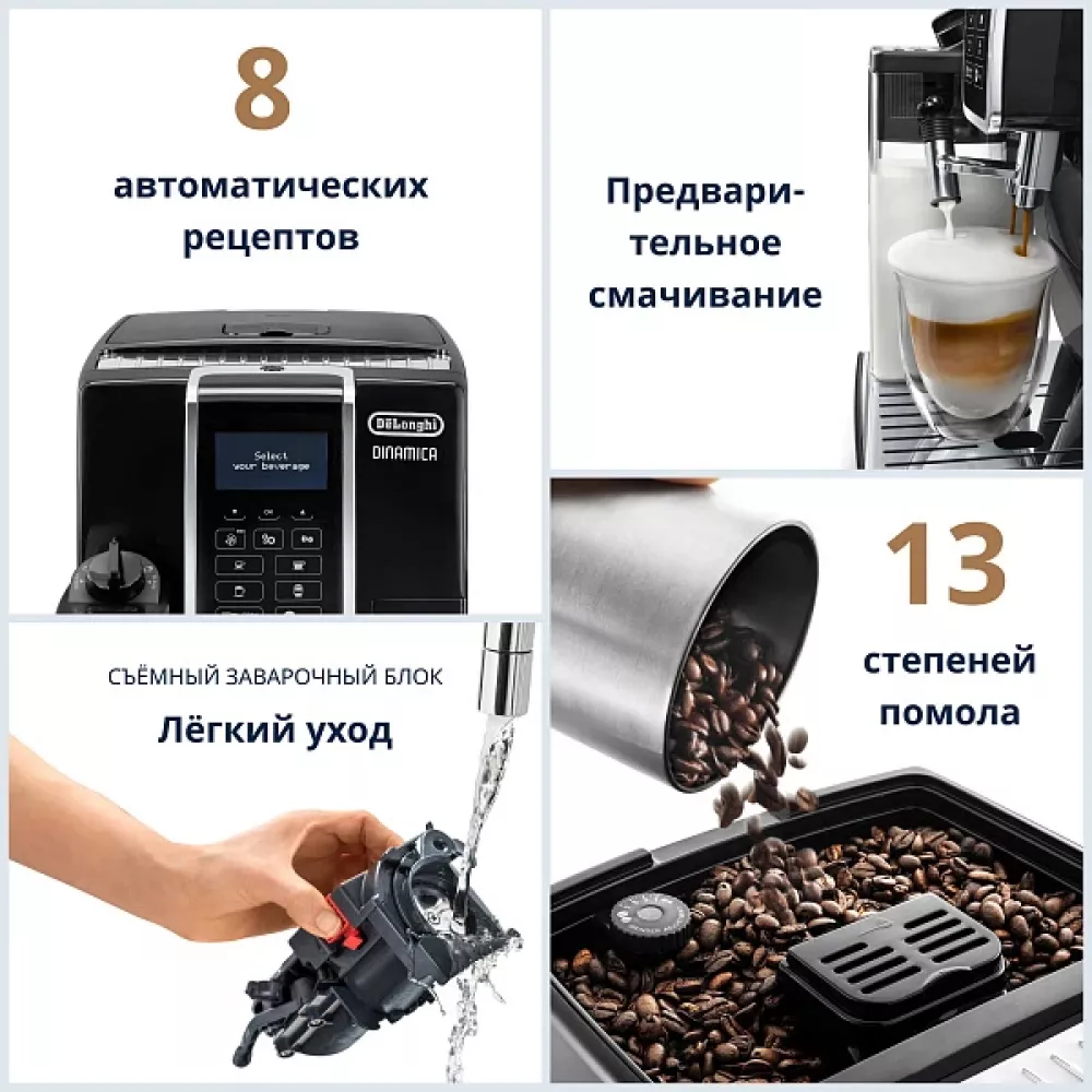 Кофемашина DeLonghi ECAM350.55.B