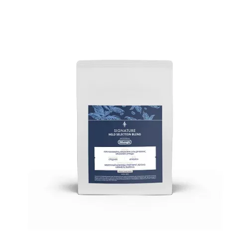Кофе в зернах DeLonghi Signature coffee Mild Blend. 250 гр.