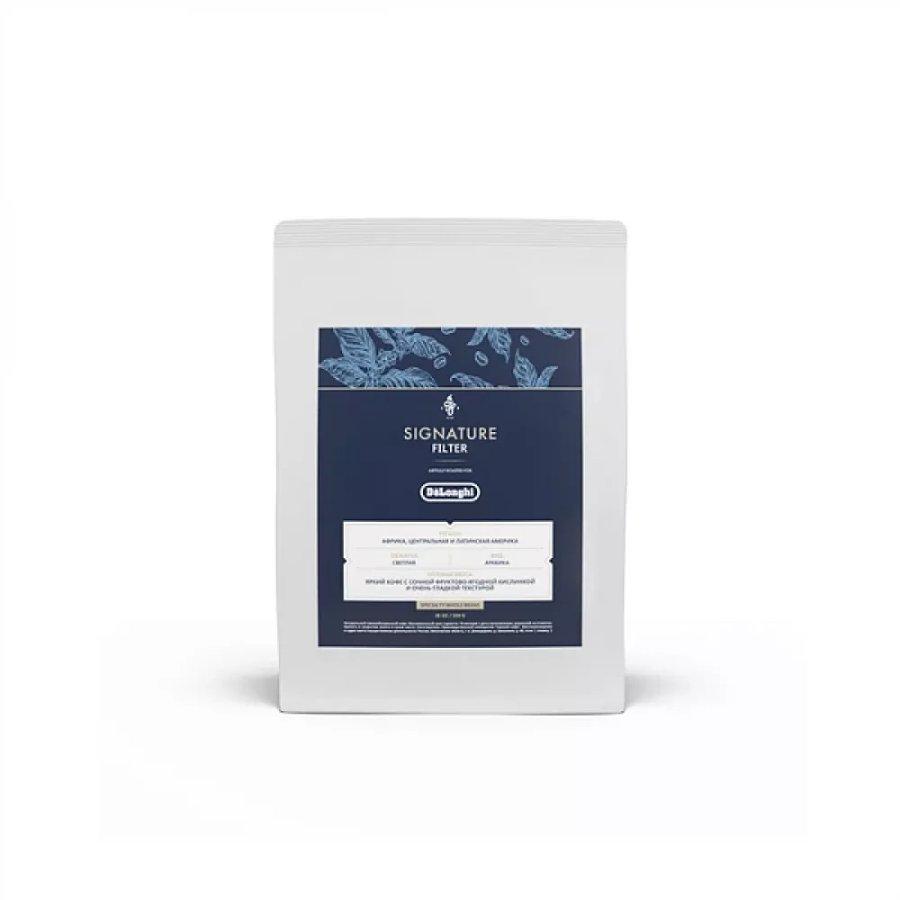 Кофе в зёрнах DeLonghi Signature Filter 250г