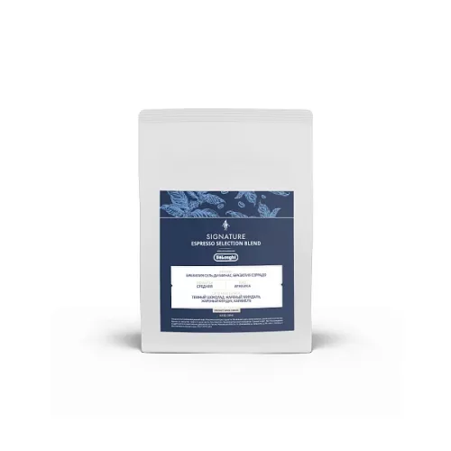 Кофе в зернах DeLonghi Signature coffee Espresso blend 250 гр.